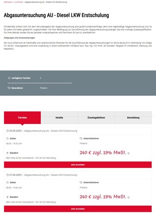 Kursansicht Kursansicht
