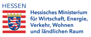 Logo vom Hessischem Ministerium für Wirtschaft, Energie, Verkehr, Wohnen, und ländlichem Raum